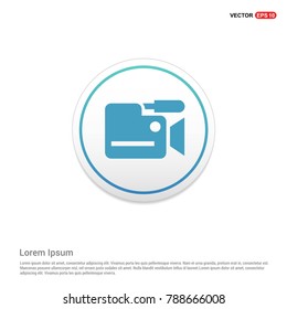Photo camera icon Background icon template