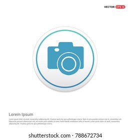 Photo camera icon Background icon template