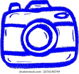 Vector de Doodle de dibujo de tiza de crayón