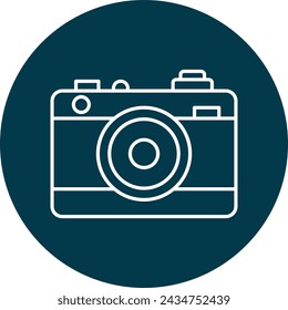 Photo Camera Icon Design For Personal And Commercial Use
