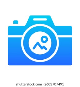 Photo Camera Icon Element For Design