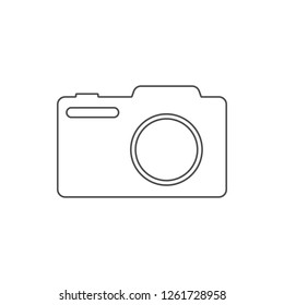 photo camera icon. Element of web for mobile concept and web apps icon. Thin line icon for website design and development, app development