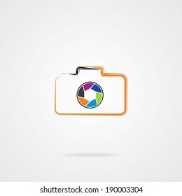 Photo (Camera) Icon. Eps-10.