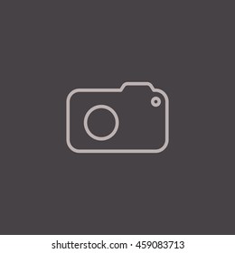  photo camera icon Flat.