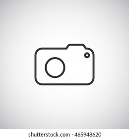  photo camera icon Flat.