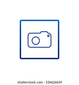  photo camera icon Flat.