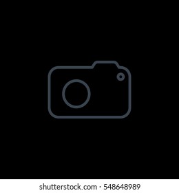  photo camera icon Flat.