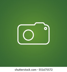  photo camera icon Flat.