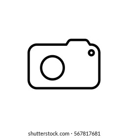  photo camera icon Flat.