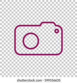  photo camera icon Flat.