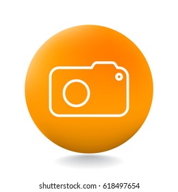  photo camera icon Flat.