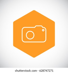  photo camera icon Flat.