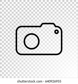  photo camera icon Flat.