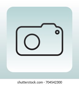  photo camera icon Flat.