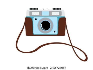 Photo camera icon and frame social media. Camera, photo icon concept. Modern flat design for camera photos. Lens isolated vector illustration