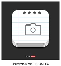 Photo camera icon - Free vector icon