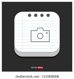 Photo camera icon - Free vector icon