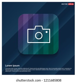 Photo camera icon - Free vector icon