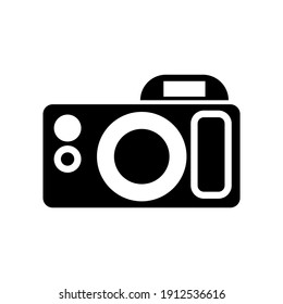 Photo camera  icon for graphic design projects