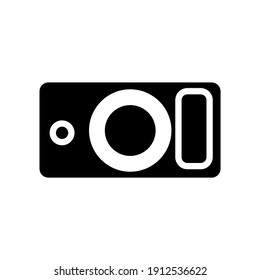 Icono de cámara fotográfica para proyectos de diseño gráfico