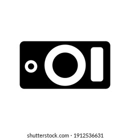 Photo camera  icon for graphic design projects