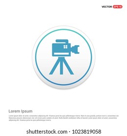 Photo camera icon Hexa White Background icon template