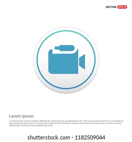 Photo camera icon Hexa White Background icon template - Free vector icon