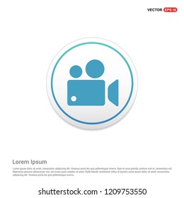 Photo camera icon Hexa White Background icon template - Free vector icon