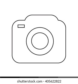 Photo Camera Icon Illustration design