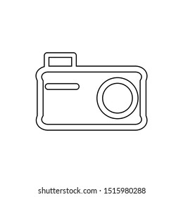 Photo camera icon. Image attachment button