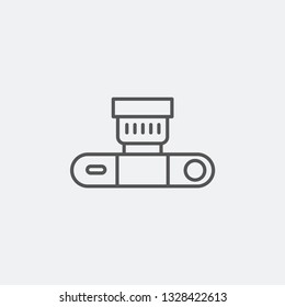Photo camera icon isolated on background. Photography symbol modern, simple, vector, icon for website design, mobile app, ui. Vector Illustration 