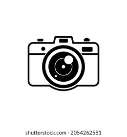Photo camera icon isolated on white background, Photo camera simple sign, Photo camera design vector illustrations,