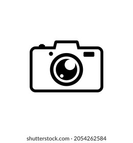 Photo camera icon isolated on white background, Photo camera simple sign, Photo camera design vector illustrations,