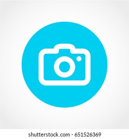 photo camera Icon Isolated on White Background