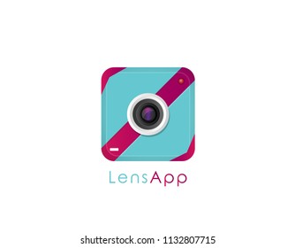 photo camera icon logo