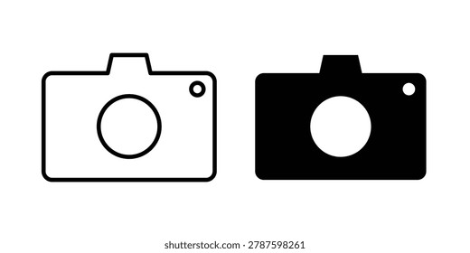 Photo Camera icon for mobile apps and websites.