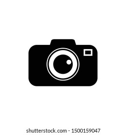 Photo camera icon on white background. vector illustration