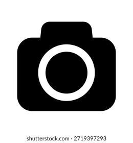 Icono de cámara fotográfica para proyectos de Fotografía y medios creativos