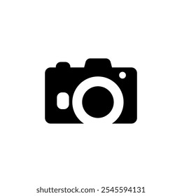 Photo camera icon set. Vector illustration.
