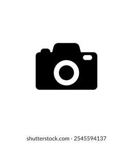 Photo camera icon set. Vector illustration.