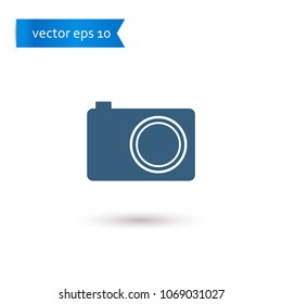 photo camera. photo camera icon. sign design. Vector EPS 10.