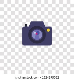 photo camera icon sign and symbol. photo camera color icon for website design and mobile app development. Simple Element from essential collection collection for mobile concept and web apps icon.