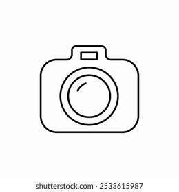 photo camera icon sign vector
