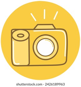 Photo Camera Icon stock illustration