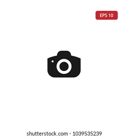 photo camera icon vector