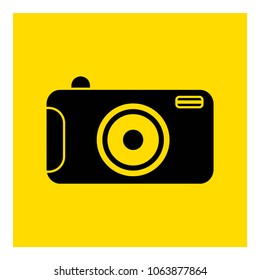 photo camera icon vector