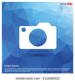 Photo camera icon - vector icon