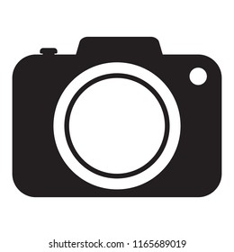 Photo camera icon vector