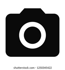 Photo Camera icon vector