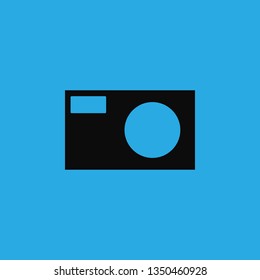 photo camera icon vector